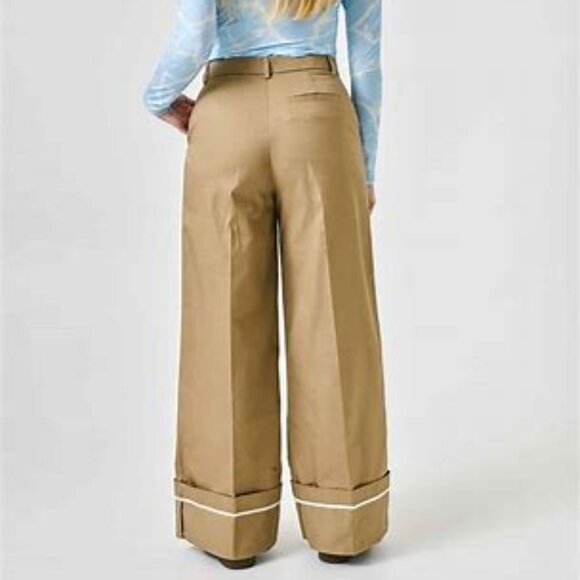 NWT Oval Square Riots Wide Pants Trousers Size S (28"-30") Original $226 - Picture 2 of 16